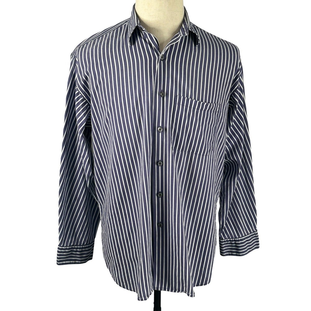 Paul Smith Men's multicolor striped Cotton shirt button up Sz  38